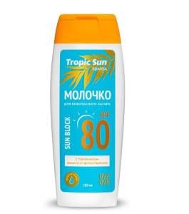 Молочко для безопасного загара SPF-80 Krassa Tropic Sun 100мл